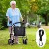 Jugeozhi 6Pcs Hooks for Walker Rollator Wheelchair Stroller Basket Ttray