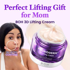 BIOHEAL BOH Probioderm 3D Lifting Cream 1.7 fl oz - Cardi B's Advanced Korean Facial Night Cream with 17-Peptide Complex & Probioderm for Face and Neck, Butter-Rich Texture for Perfect Slugging