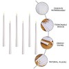 Luz de Vela LED Halloween Navidad, 12 Piezas Poste Largo