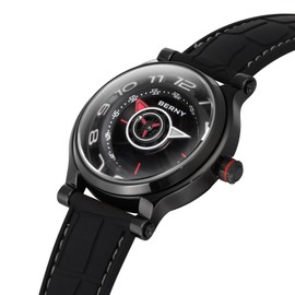 BERNY Mechanical Watch for Men Automatic Movement Miyota 8215 Multifunction Calendar Luminous Hands Exhibition Back Cover 5ATM Waterproof