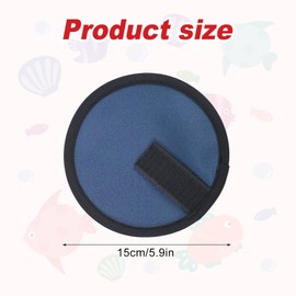 4pcs Fishing Lure Wraps, Lure Wrap Covers Nylon Lure Wrap 5.9 Inch Lure Hook Covers Fishing Rod Glove for Fishermen Safe Fishing (Sky Blue)