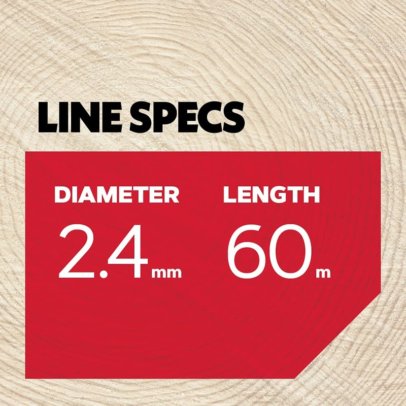 Oregon Square Nylium Heavy-Duty Trimmer Line, 2.4 mm X 60