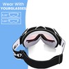 JRZHX Premium Ski Goggles for Men & Women, Anti-Fog Snowboarding