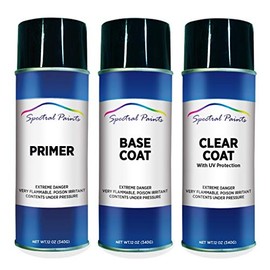 Spectral Paints Compatible/Replacement for Toyota 4N7 Sable Pearl 12 oz. Aerosol Primer Spray Paint and Clear Coat