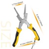 8-Inch Premium MIG Welding Pliers,Equipped with a Retention Chain and