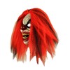 REDDISH CLOWN FACE LATEX MASK