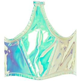 Daisy Corsets Women's Mint Green Holo Open Cup Underwire Waist Cincher Corset, Large