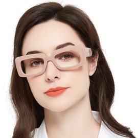 MARE AZZURO Wide Reading Glasses 2.0 Women Designer Large Readers 100 125 150 175 200 225 250 275 300 350 (Coffee, 2.00)