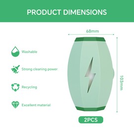 svpfuo 2 Stück Fusselrolle Wiederverwendbar, Fusselrolle Tierhaare Abwaschbar, Fusselrolle Kleidung, es Eignet Sich zur Entfernung von Tierhaaren, Watte und Staub auf Kleidung und Sofas