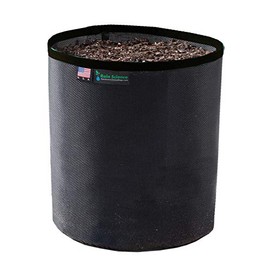 Rain Science - Grow Bag - 1 Gallon, Planting Pots - Colorful Plant Grow Bags Pots Gardening Vegetable - Air Pruning Mesh Fabric Plant Container - Black