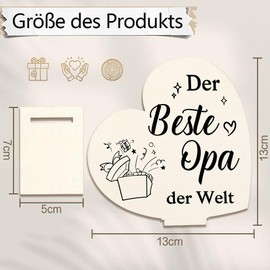 Grandpa Gift, Father's Day Gifts for Grandpa, Gifts for Grandpa, Gifts for Grandpa for Birthday, Wooden Signs Decoration for Grandpa, Grandpa Gift Christmas