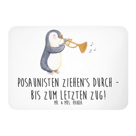 Mr. & Mrs. Panda Trombone Pull Through Magnet - Gift, Trombone, Fridge Magnet, Instruments, Music Room, Music, Pin Board Magnet, Music