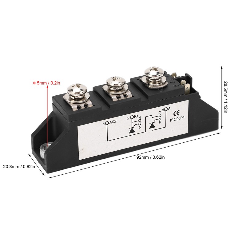 Thyristor Module Silicon Controlled Bidirectional Semiconductor Electronic Component 600‑2000V Withstand