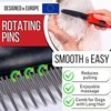 Poodle Comb with Rotating Teeth - 5-in-1 Dog Dematting Tool