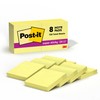 Post-It Super Sticky Notes 2"X2" 8/Pkg-Canary Yellow W/90 Sheets