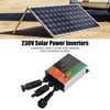 Solar Micro Inverter 120W MPPT Grid Connected Aluminum Alloy IP55