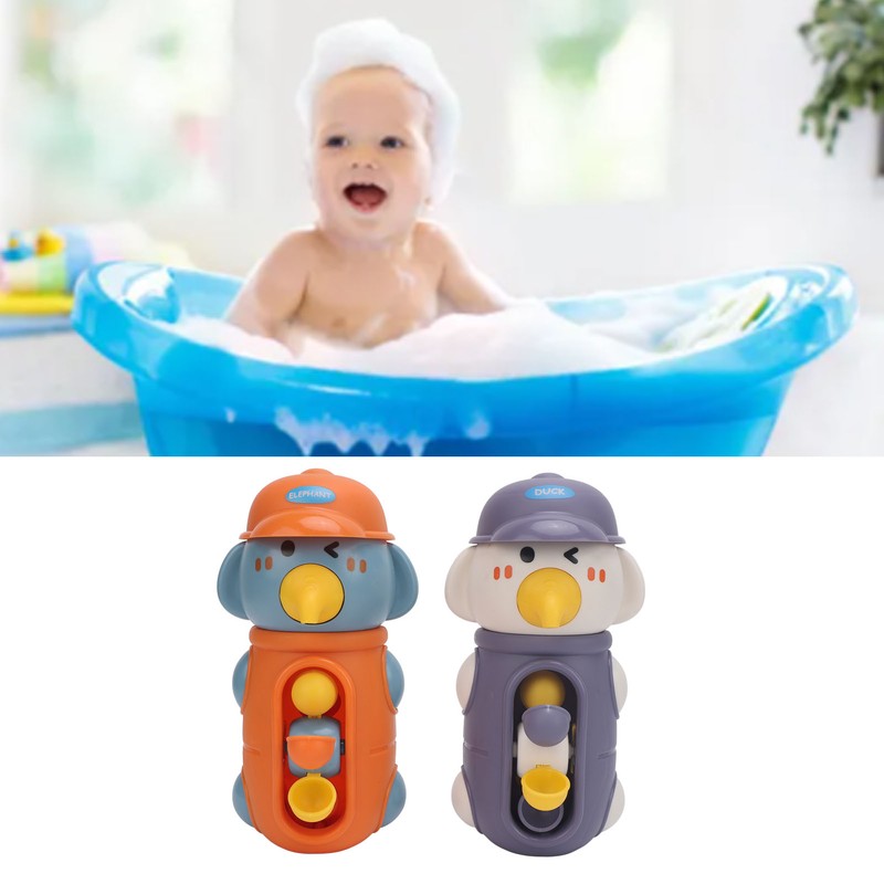 2 Pcs Bathtub Waterfall Toy Preschool Learning Bath Time Shower