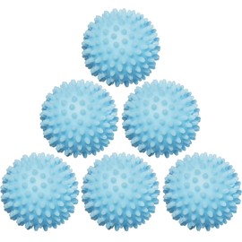 Handy Laundry Reusable Laundry Dryer Balls - A Natural Alternative to Fabric Softener, Reduce Drying Time and Save on Energy, Soft Fluffy Clothes, Fewer Wrinkles, Less Static Cling (Pack of 6)