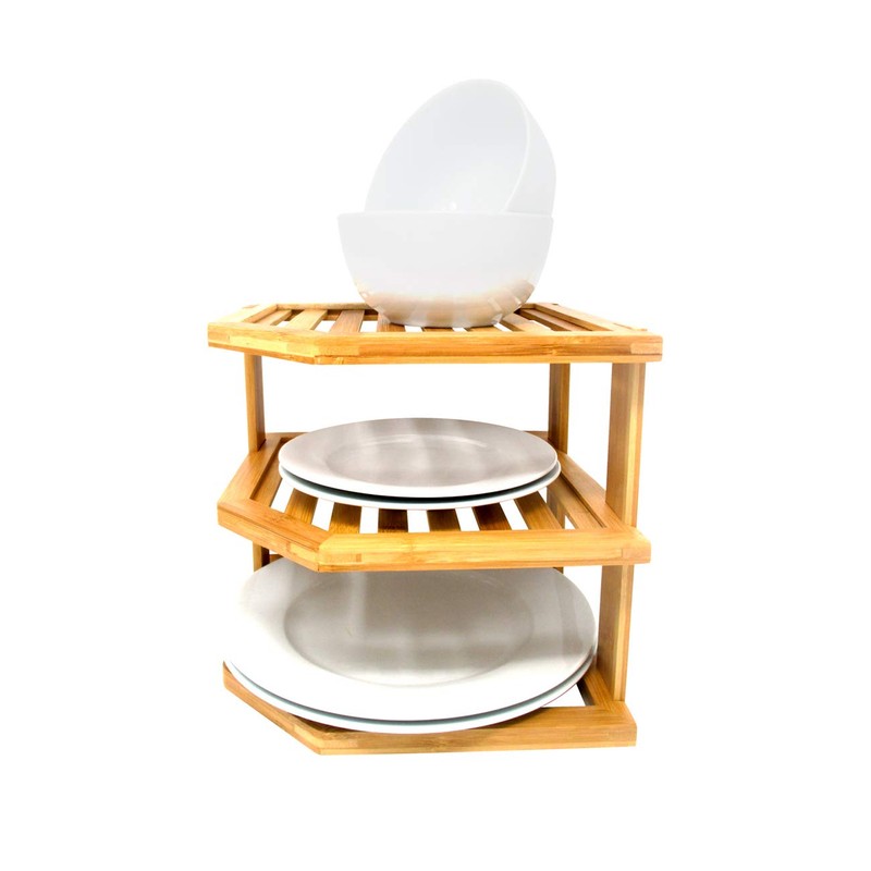 Trademark Innovations Bamboo Shelf, Tan