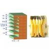 sct-888 8pc 1/4" Shank Slot ,Assembly 6 cutters & 2