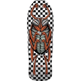 Powell Peralta Mike Vallely Bug Reissue Skateboard Deck, 10" x 30.25", White
