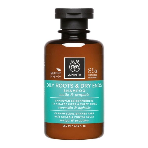 APIVITA Oily Roots & Dry Ends Shampoo Nettle & Propolis