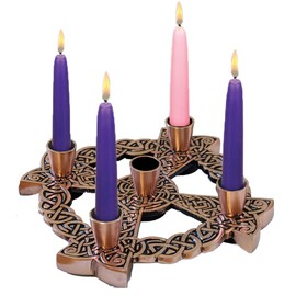 Copper Celtic Advent Wreath