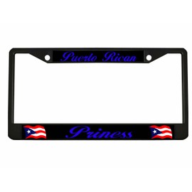 Puerto Rican Princess Puerto Rico License Plate Frame/Car Accessories Car Tag Holder