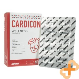 Iconfit Cardicon Cardiovasculaire Santé Supplément 30 Capsules Plante Extrait