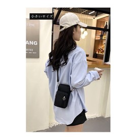 Gincci Women’s Mini Shoulder Bag, Crossbody Bag, Leisure Bag, Sacoche, Smartphone Pouch, Small, Lightweight, Holds Small Items, Unisex, Going Out