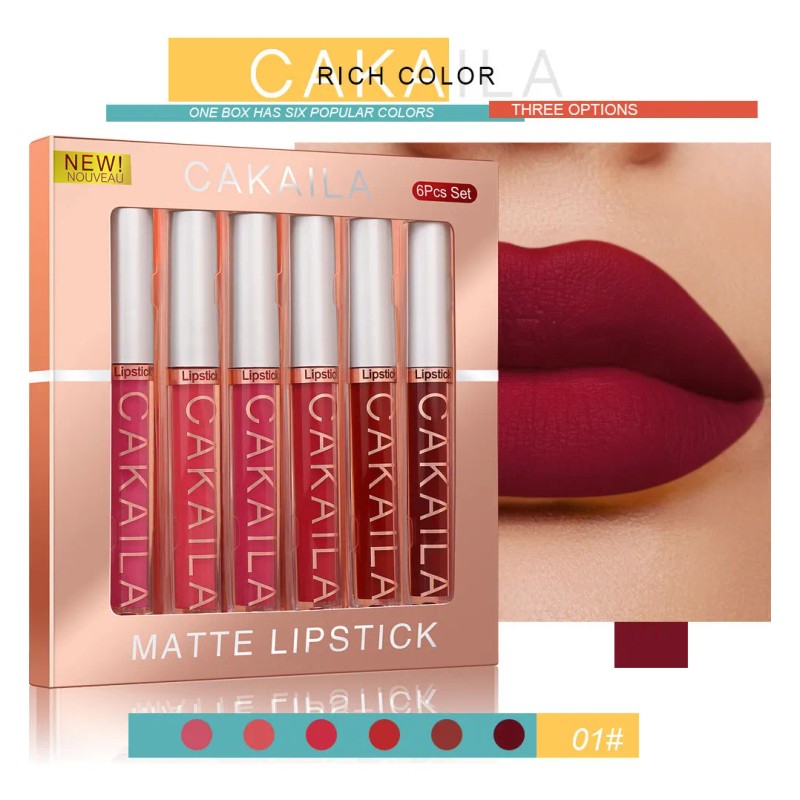 El Set De 6 Brillos Labiales Mate Kakela No Se