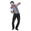 Rubie's Rubies Striped Shirt Short-Sleeved Black/White, black-white