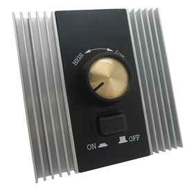 Dayton Speed Control, Adjustable, Rotary, 120V, 12A - 22PP74