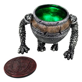 DEZEXHOM LED Pot Boy Iron Fist Alexander Figure 5 Color Changing Lights Lamp Figurines Resin Toys Home Office Bedroom Decoration