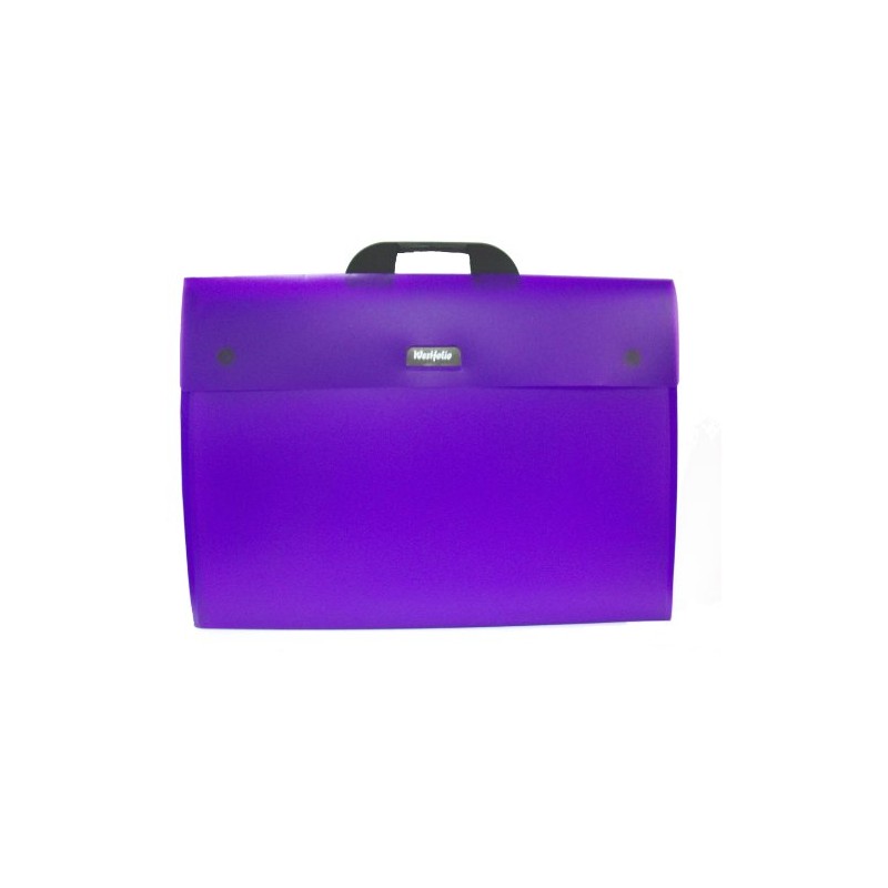 Westfolio Art Portfolio Folder Purple A4, 100 Sheet Capacity, Carry