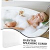 WOONEKY Shower Tub Splash Guard Bathtub Splashing Guard Bathroom Accessory
