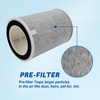 HP202 True HEPA Replacement Filter Compatible with Shark Air Puri-fier