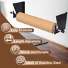 60 in Vinyl Roll Holder, Wrapping Paper Roll Holder, Adjustable