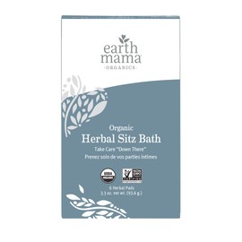 Earth Mama Angel Baby Organic Herbal Sitz Bath for Pregnancy and Postpartum, 6-count