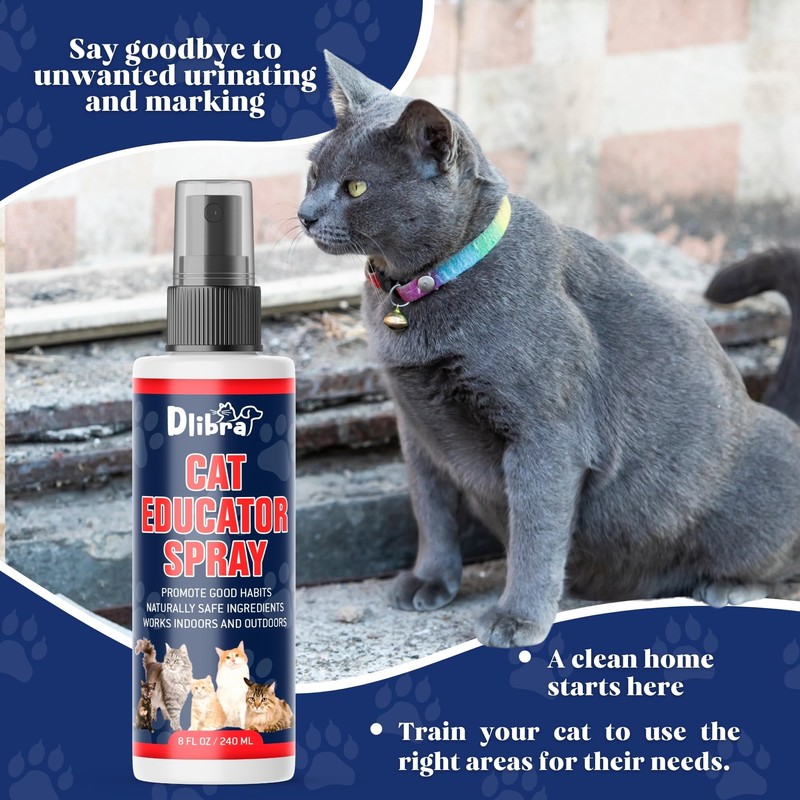 Dlibra Cat Educator Spray – Natural Cat Deterrent Spray |
