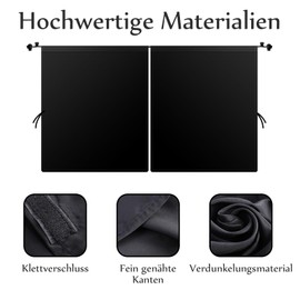 Aohcae 2 x car divider curtains, sun protection, 140 x 80 cm, car privacy curtains, car curtain, sun protection, car rear window, car sun protection, car camping accessories