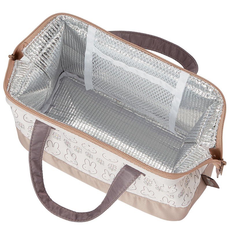 Skater Miffy 23 KGA1-A Insulated Lunch Bag with Clasp, Women’s