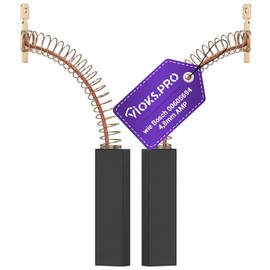 Vioks.pro 2 x Carbon Brushes Washing Machine Motor Carbon Brushes Replacement for Bosch Carbon Brushes 00605694 4.8 mm AMP Coals for Siemens Washing Machine Bosch