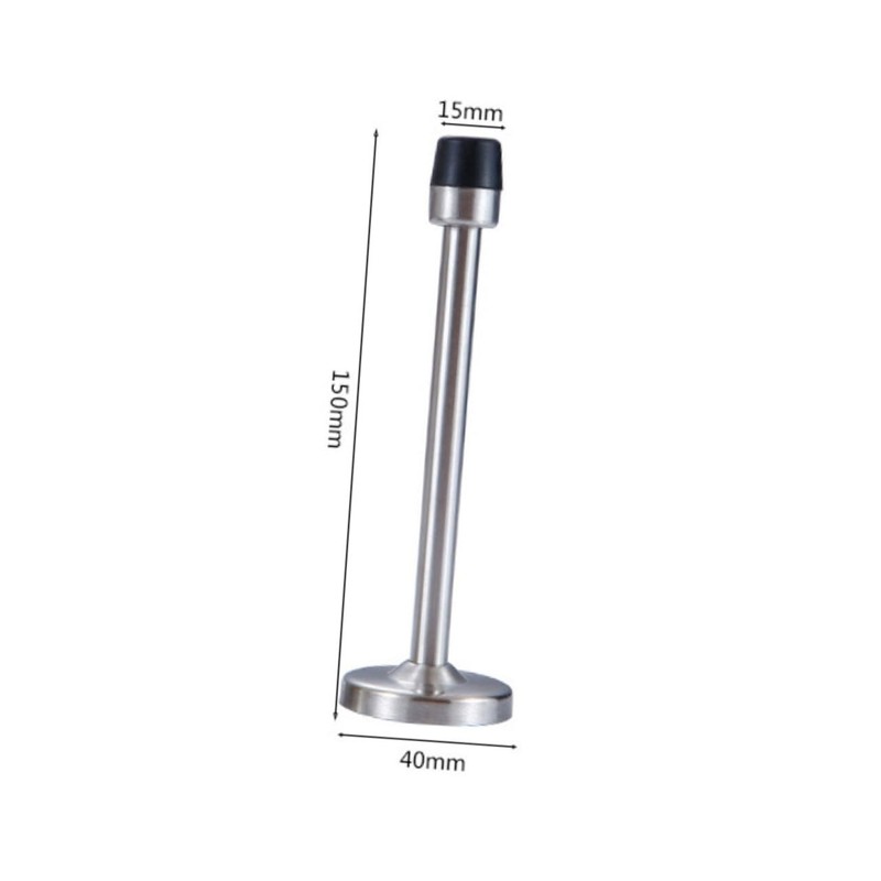 OHPHCALL 2Pcs Stainless Steel Door Stopper Cylindrical Design for Practical