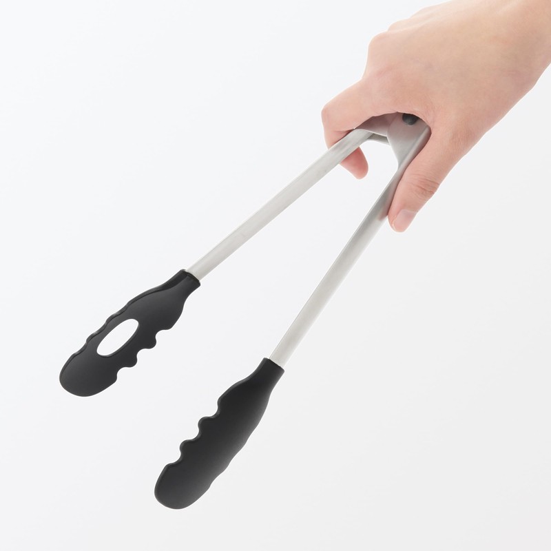 MUJI 83913182 Cooking Tongs/Stopper, Large