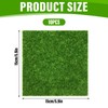 Pack of 10 Artificial Grass Miniature Garden, 15 x 15