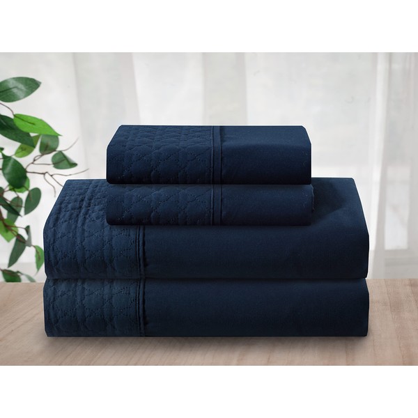Elegant Comfort Luxury Soft Coziest 4-Piece Bed Sheet Set 1500