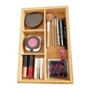 Bamboo Wooden Drawer Organiser Divider – Space Saving Multifunctional Draw