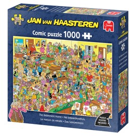 Jan Van Haasteren - JVH - The Nursing Home - The Retirement Home - Jigsaw Puzzle for Adults - Funny - Cardboard 100% Recycled - 1000 Pieces Jumbo
