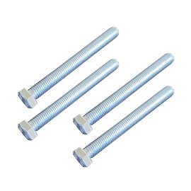 M8 (8mm x 80mm) Hex Square Bolts, Fully Threaded (10, M8 (8mm x 80mm) Hex Square, Bolts Fully Threaded)